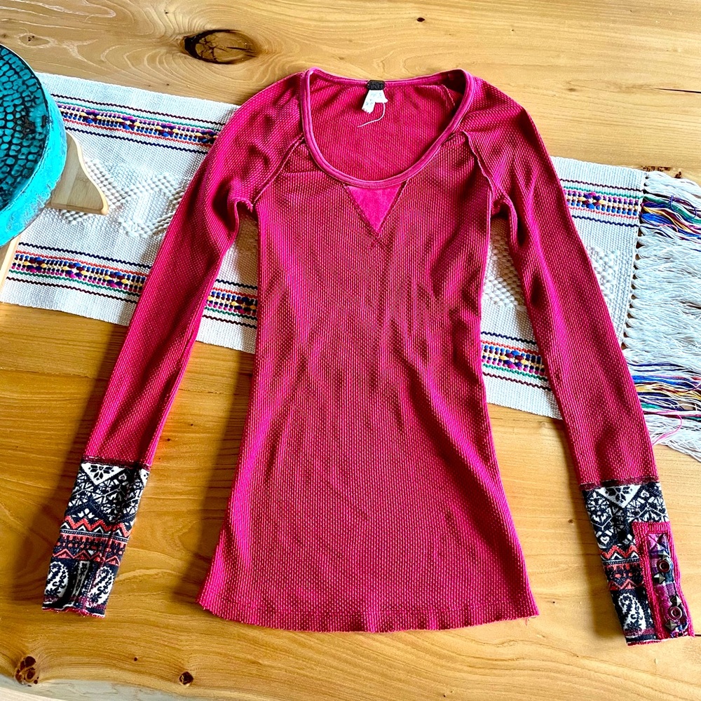 Free People Thermal Henley
